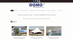 Desktop Screenshot of cubiertasdomo.com.ar